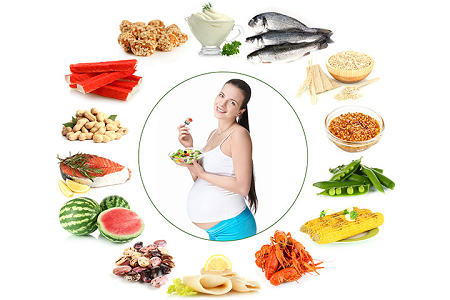 Mẹ bầu cần chú trọng chế độ dinh dưỡng trong 3 tháng cuối thai kỳ.