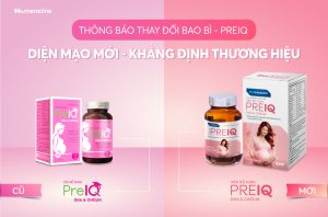 PreIQ thông báo thay đổi bao bì sản phẩm Viên bổ sung PreIQ