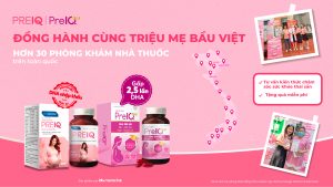 PreIQ đồng hành cùng triệu mẹ bầu Việt